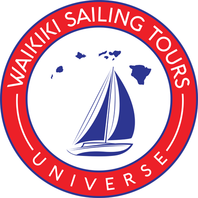 Waikiki Sailing Tours boat logo, Universe
